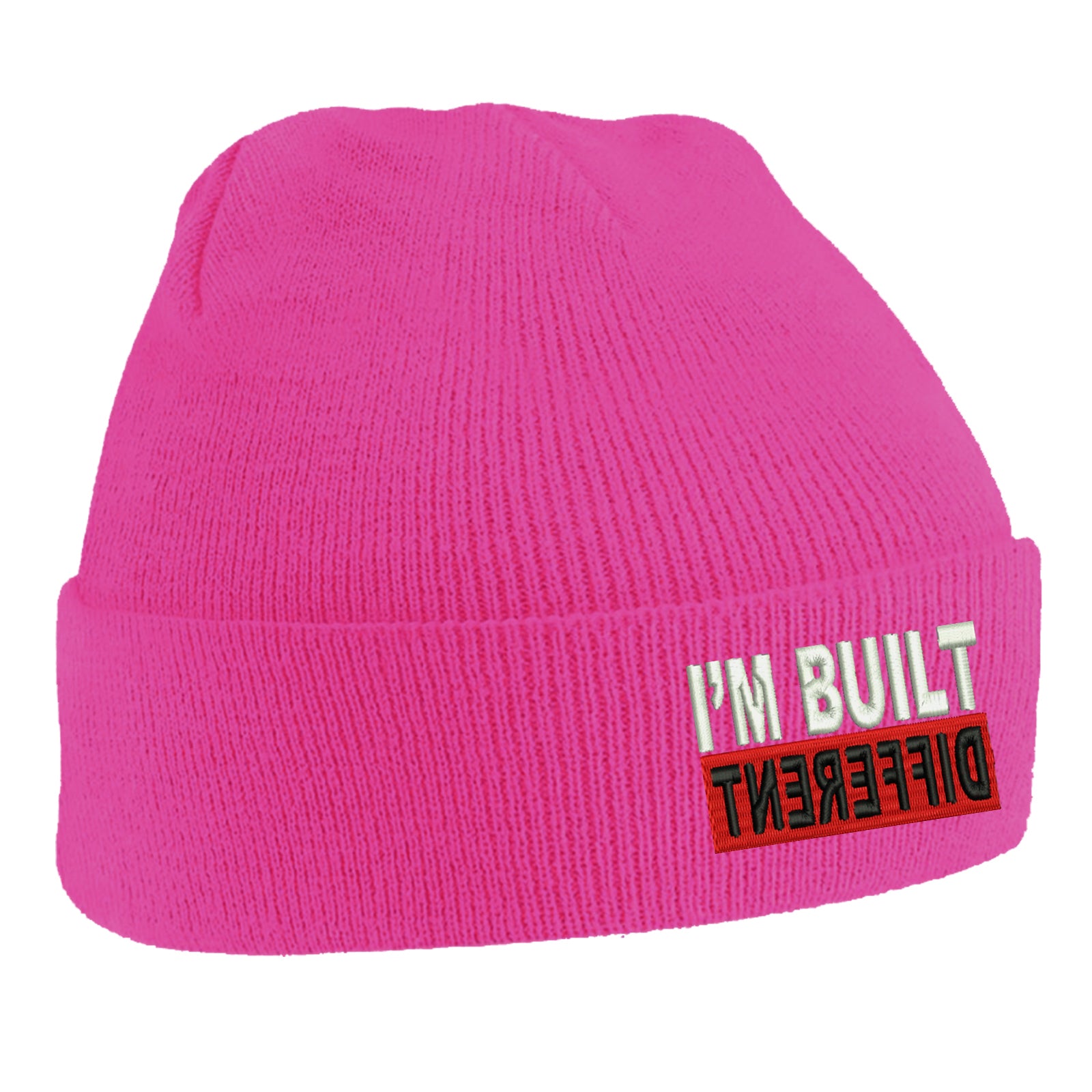 Hits Different Embroidered Beanie Hat