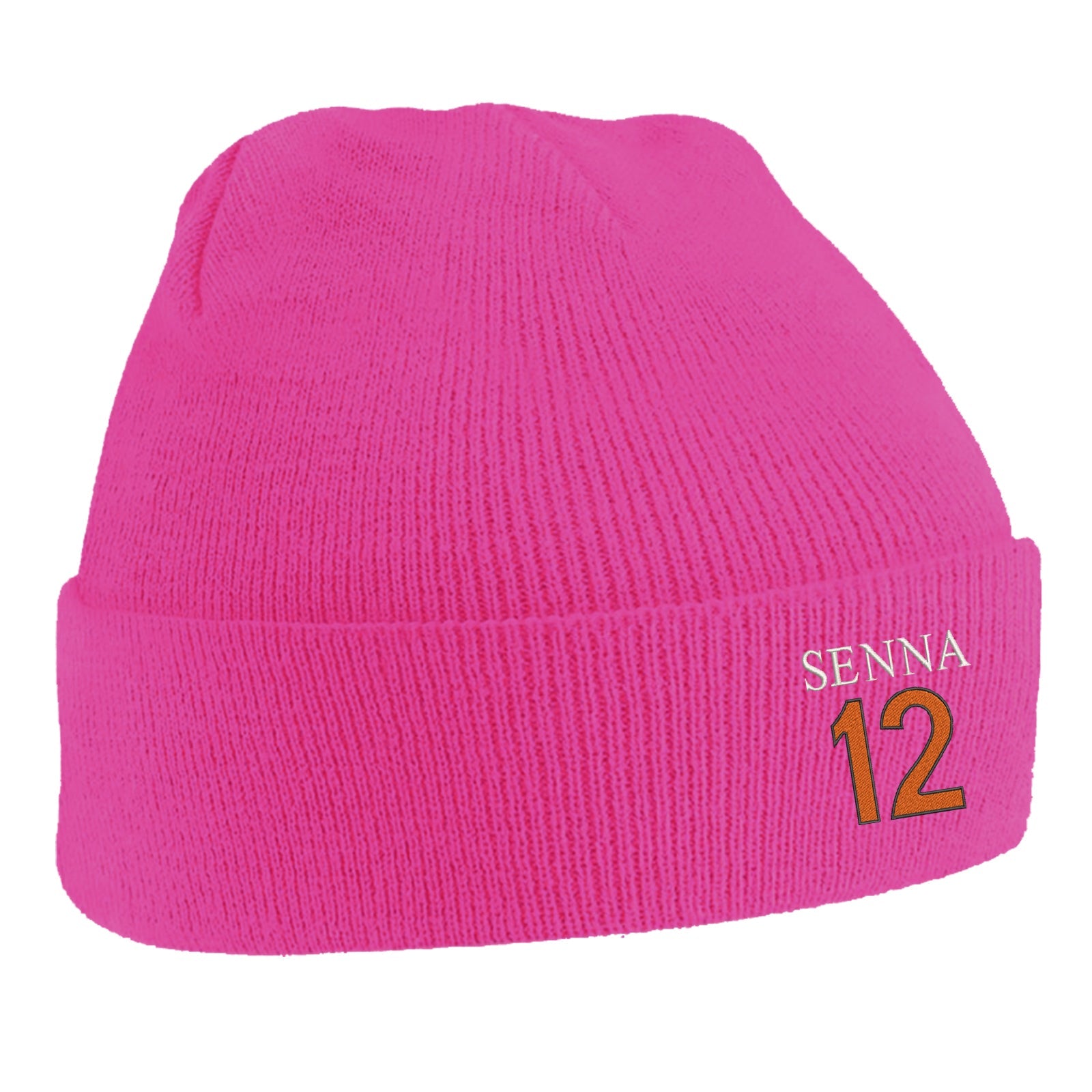 Retro Senna 12 Beanie Hat