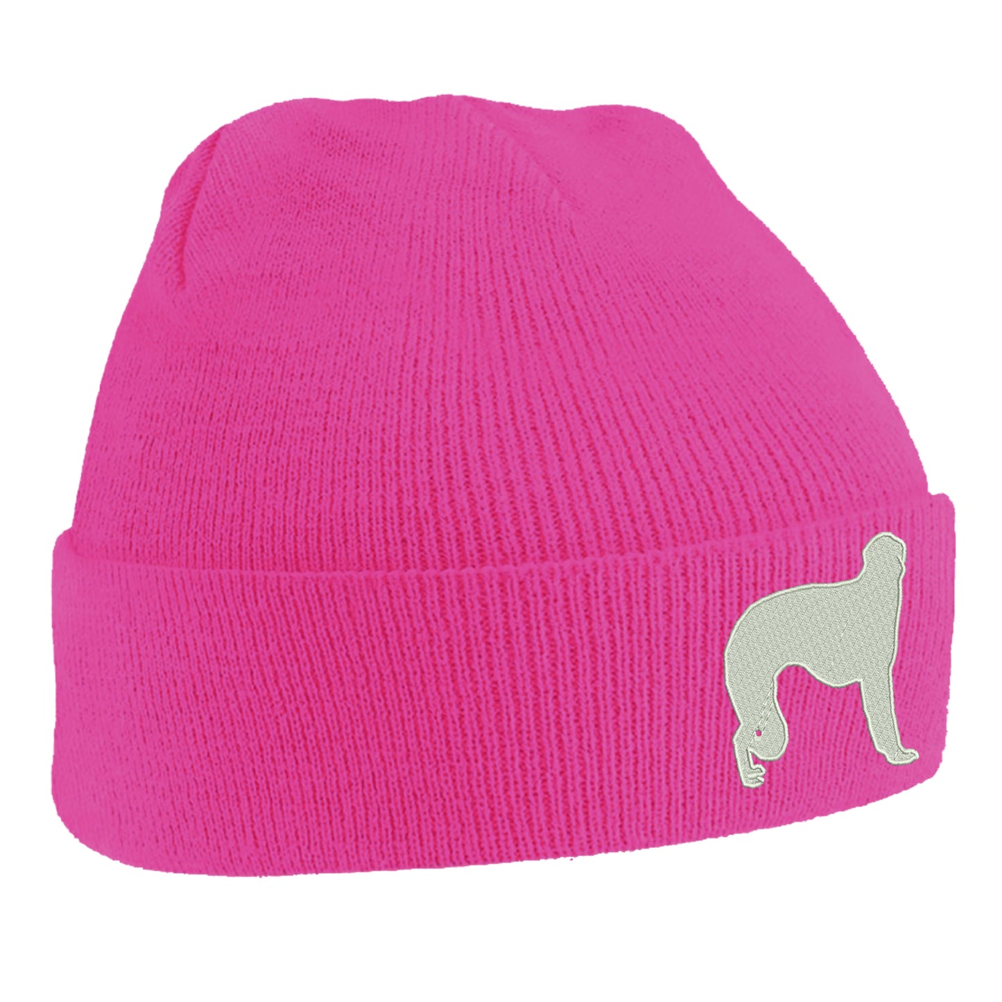 Borzoi Embroidered Beanie Hat
