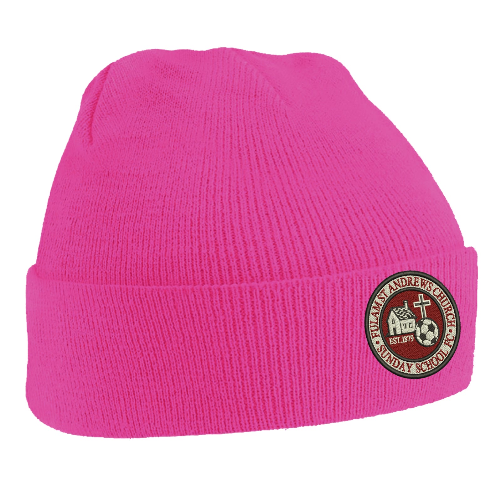 Old School Fulham Football Beanie Hat 