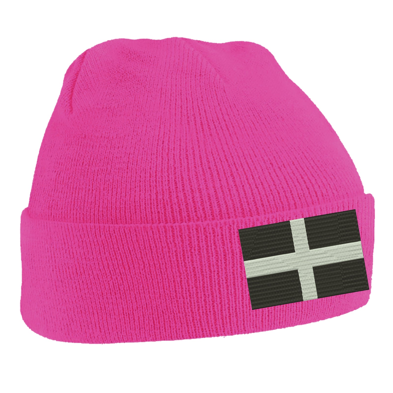 Saint Piran’s Flag Cornwall Beanie Hat 