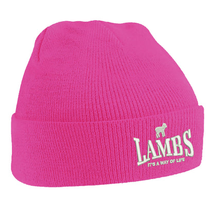 Lambs It's a Way of Life Beanie Hat