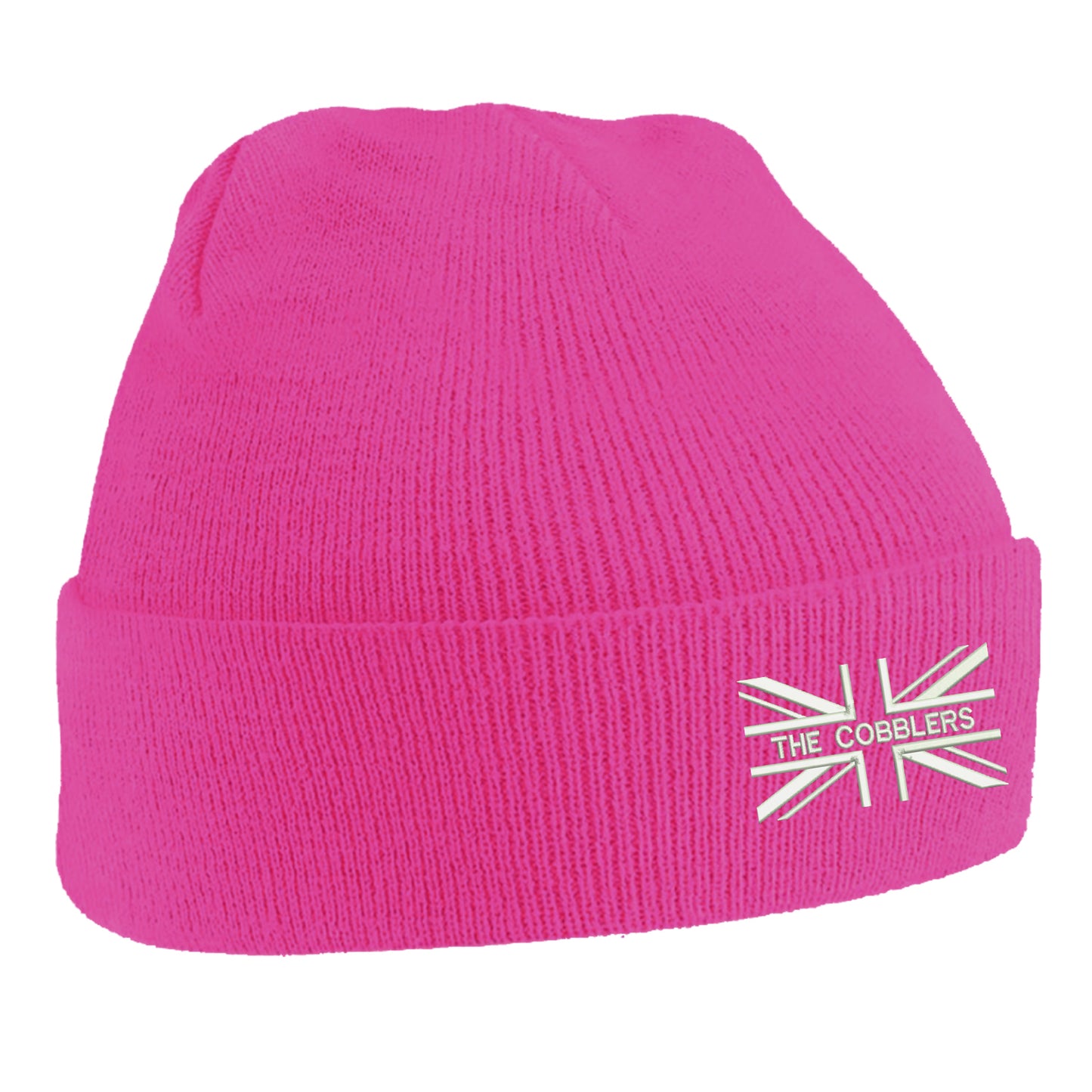 The Cobblers Union Jack Embroidered Beanie Hat