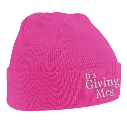 It's Giving Mrs Beanie Hat