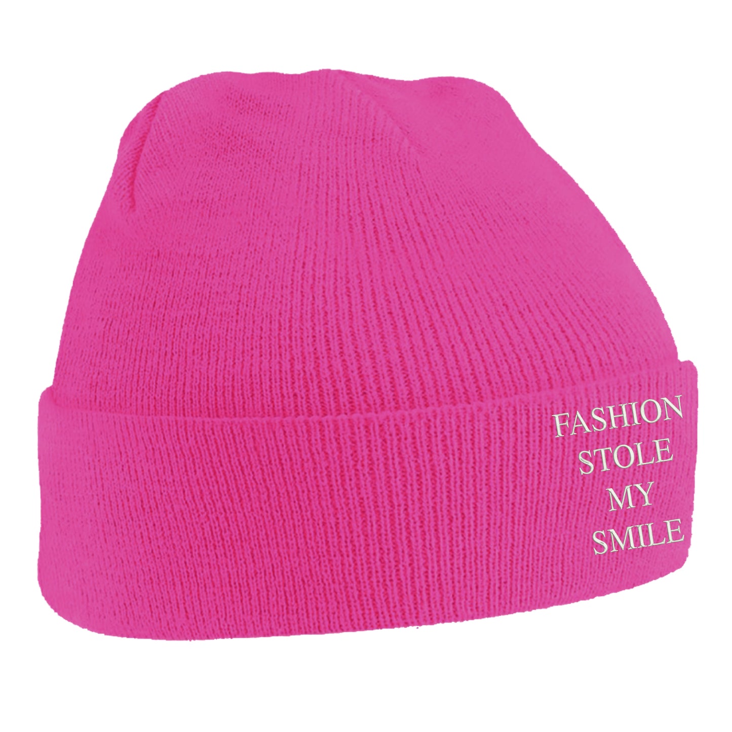 Fashion Stole My Smile Beanie Hat