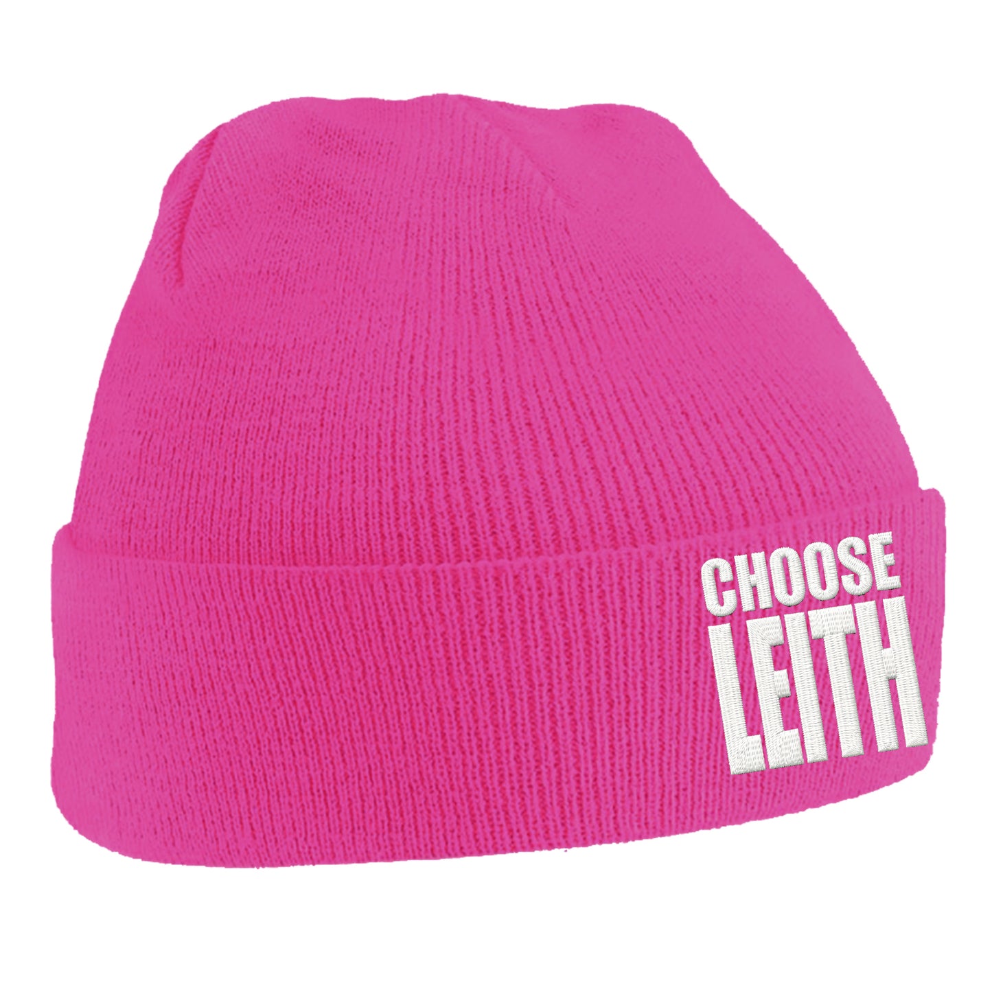 Hibs FC Choose Leith Football Beanie Hat 