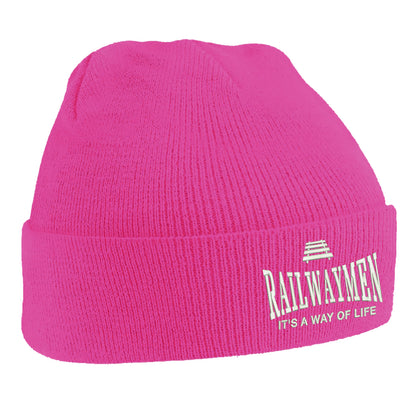Railwaymen Embroidered Beanie Hat