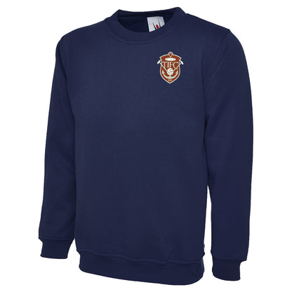Retro Thames Ironworks FC Embroidered Classic Sweatshirt
