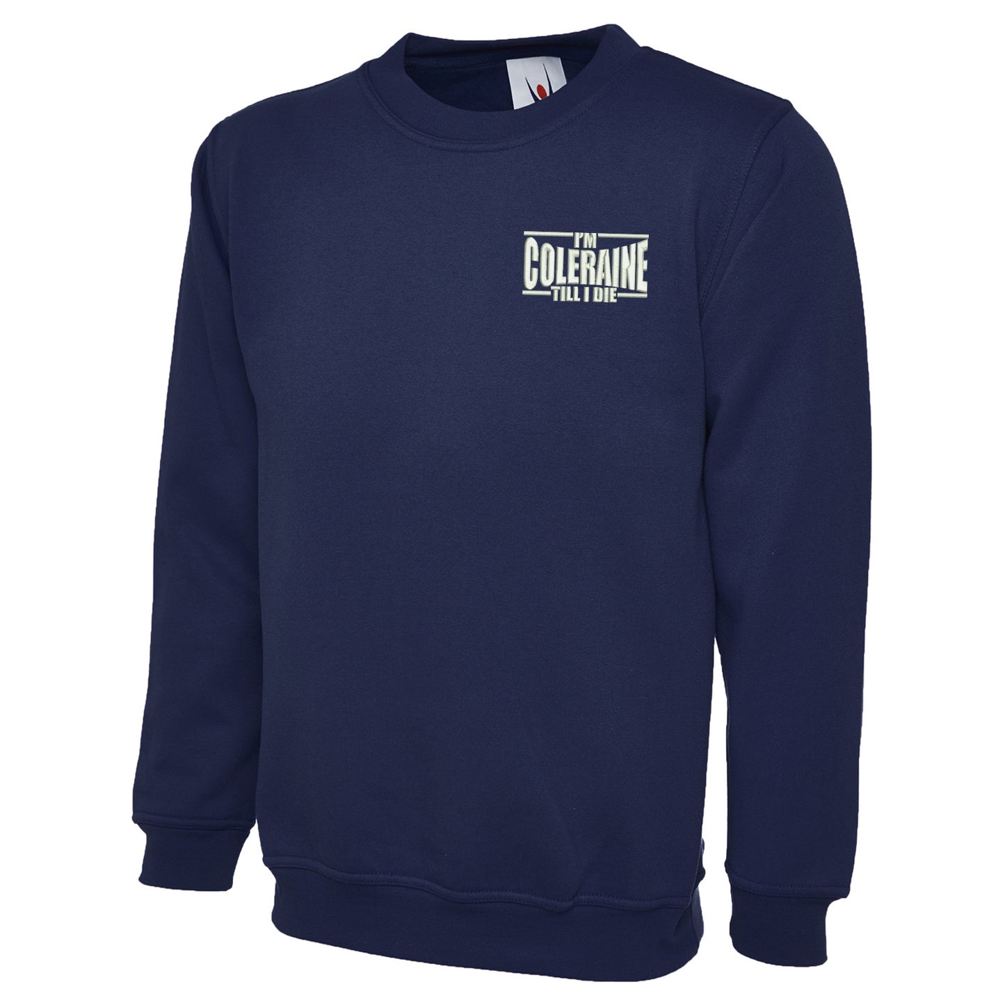 I am Coleraine Embroidered Sweatshirt