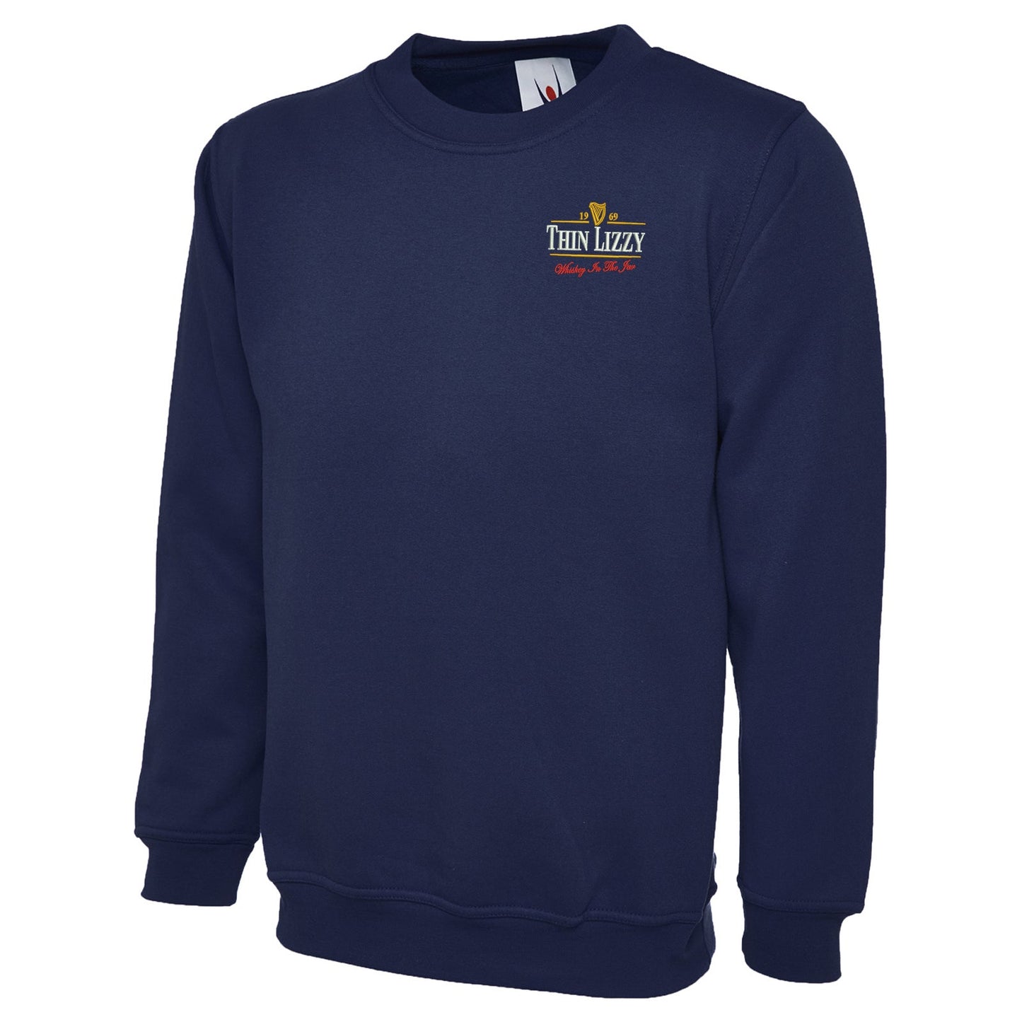 Thin Lizzy Whiskey in the Jar  Embroidered Classic Sweatshirt