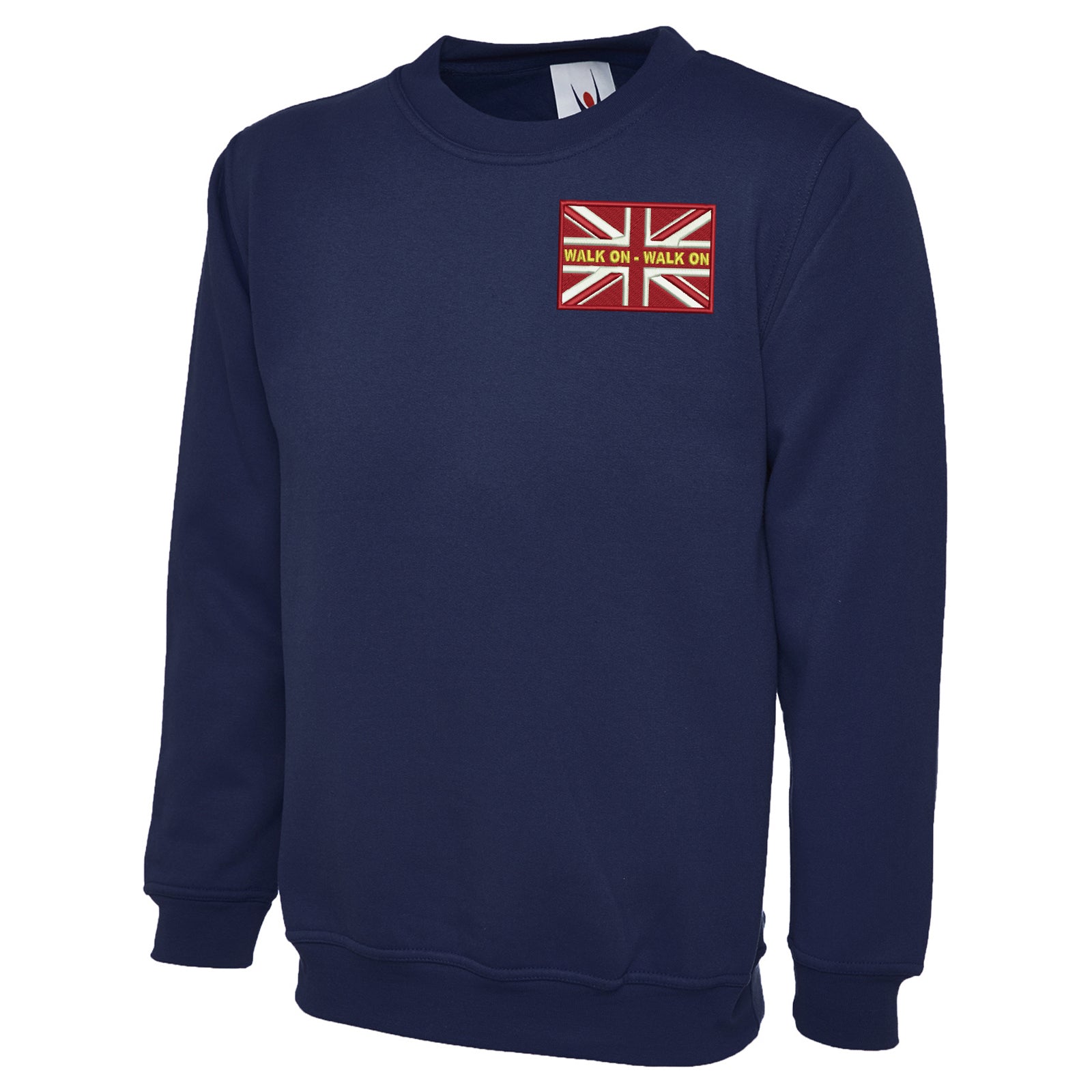 Walk On Walk On Coloured Union Jack Sweatshirt