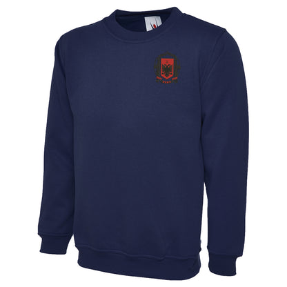 Retro Albania 1935 Embroidered Classic Sweatshirt
