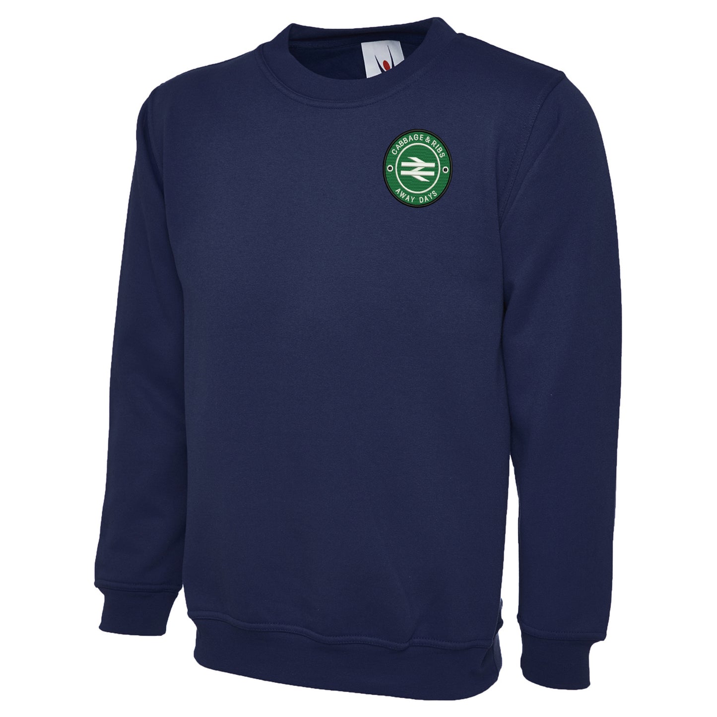 Cabbage & Ribs Away Days Embroidered Classic Sweatshirt