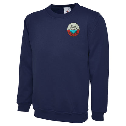 Retro Swansea 1960s Embroidered Classic Sweatshirt