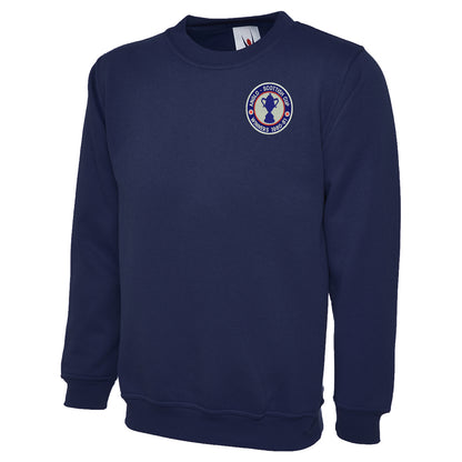 Retro Chesterfield Anglo-Scottish Cup Winners 1981 Embroidered Classic Sweatshirt