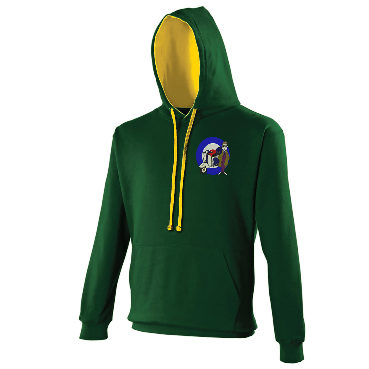 MOD Target Scooter Contrast Hoodie