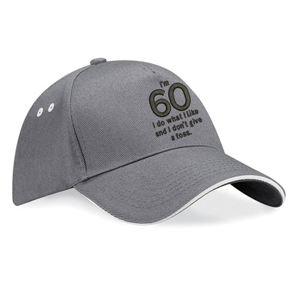 60th Birthday Baseball Cap