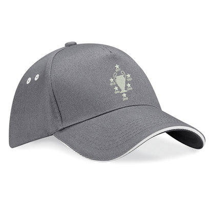 Liverpool Six Time Champions of Europe Embroidered Baseball Cap