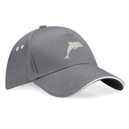 Dolphin Embroidered Baseball Cap
