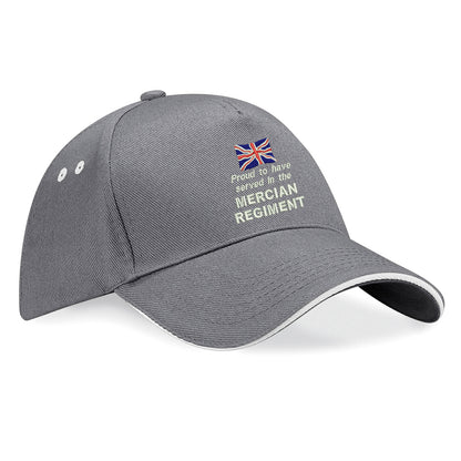 Proud to Have Served in The Mercian Regiment Embroidered Baseball Cap