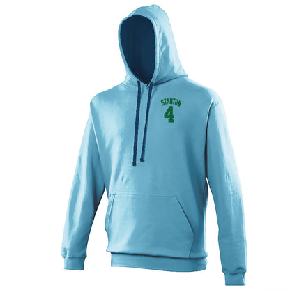 Pat Stanton Hibernian Football Contrast Hoodie