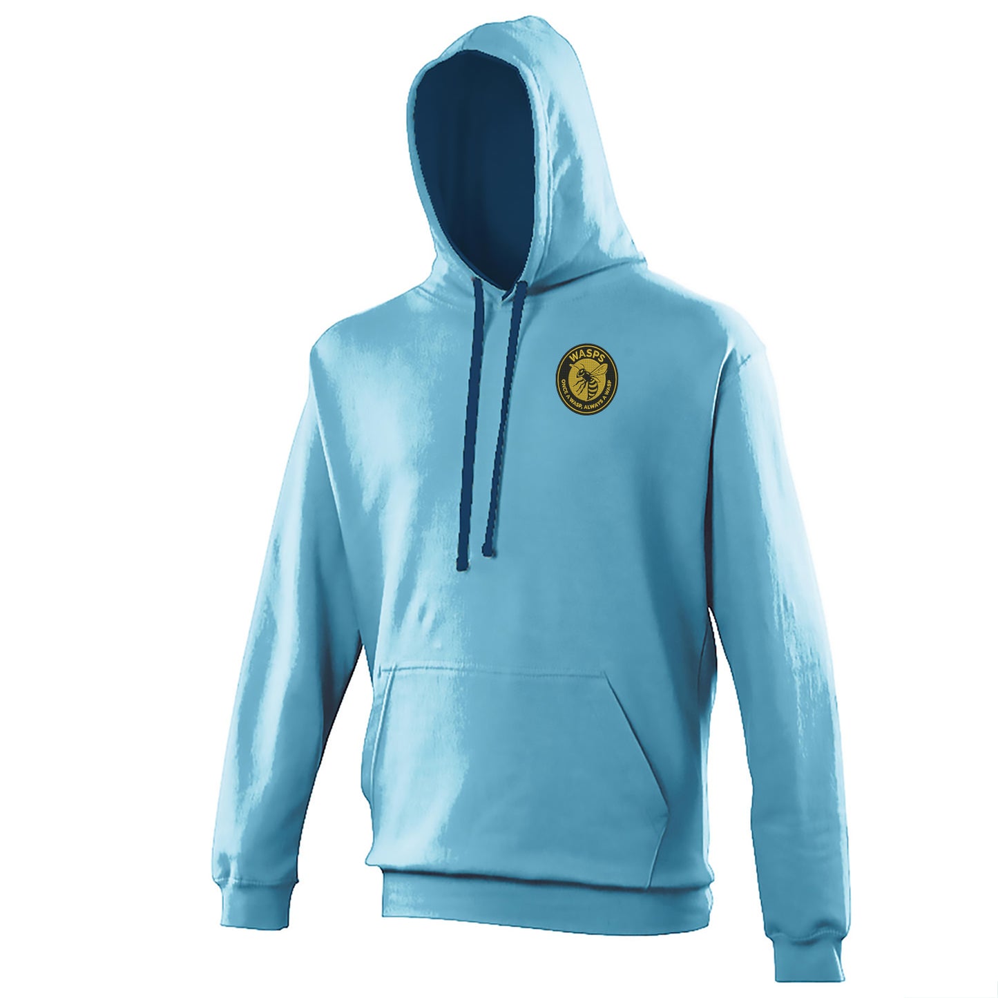 Once a Wasp Always a Wasp Rugby Contrast Hoodie 