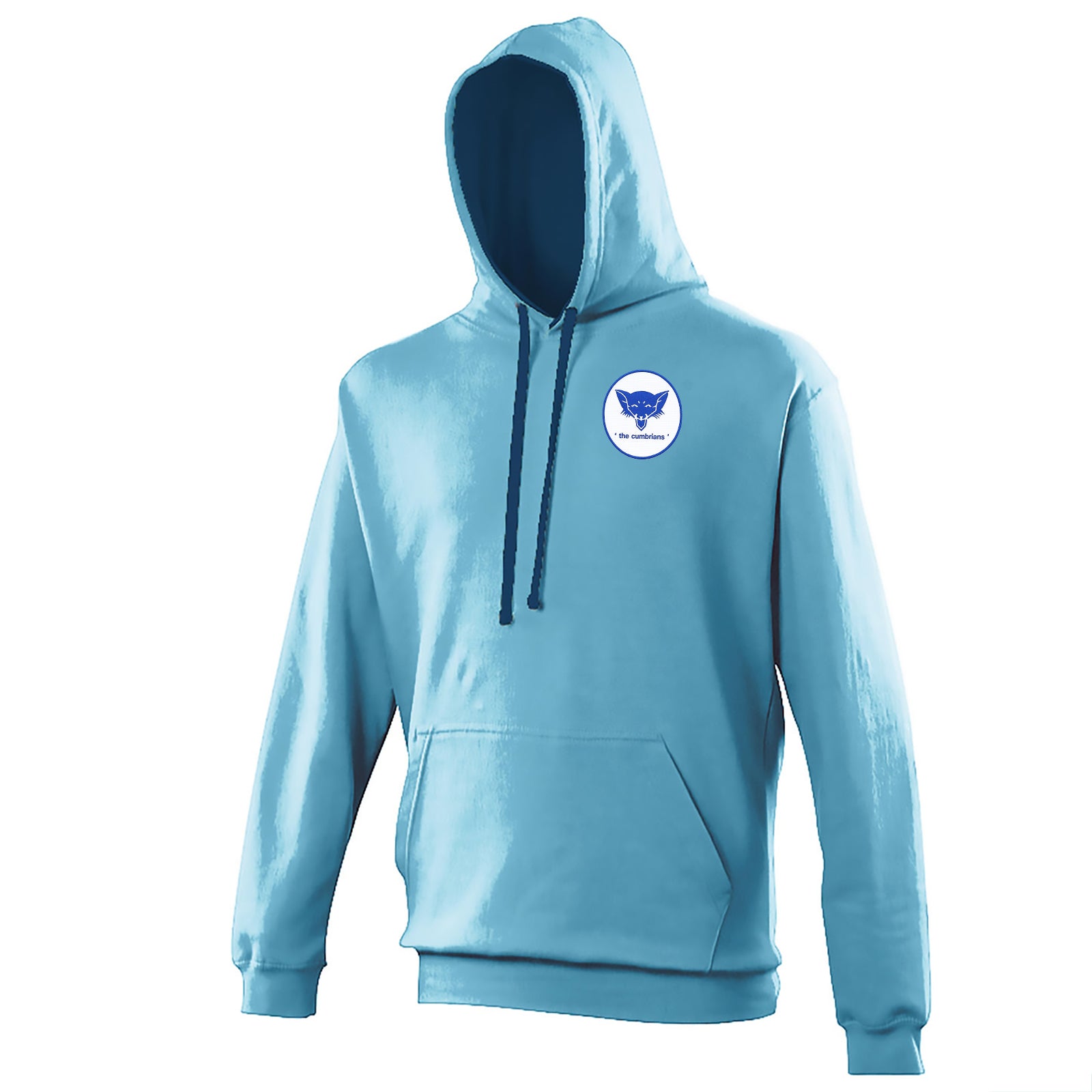 Old School Carlisle United Football Contrast Hoodie