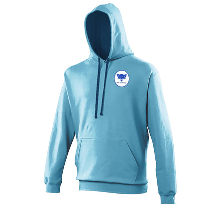 Old School Carlisle United Football Contrast Hoodie