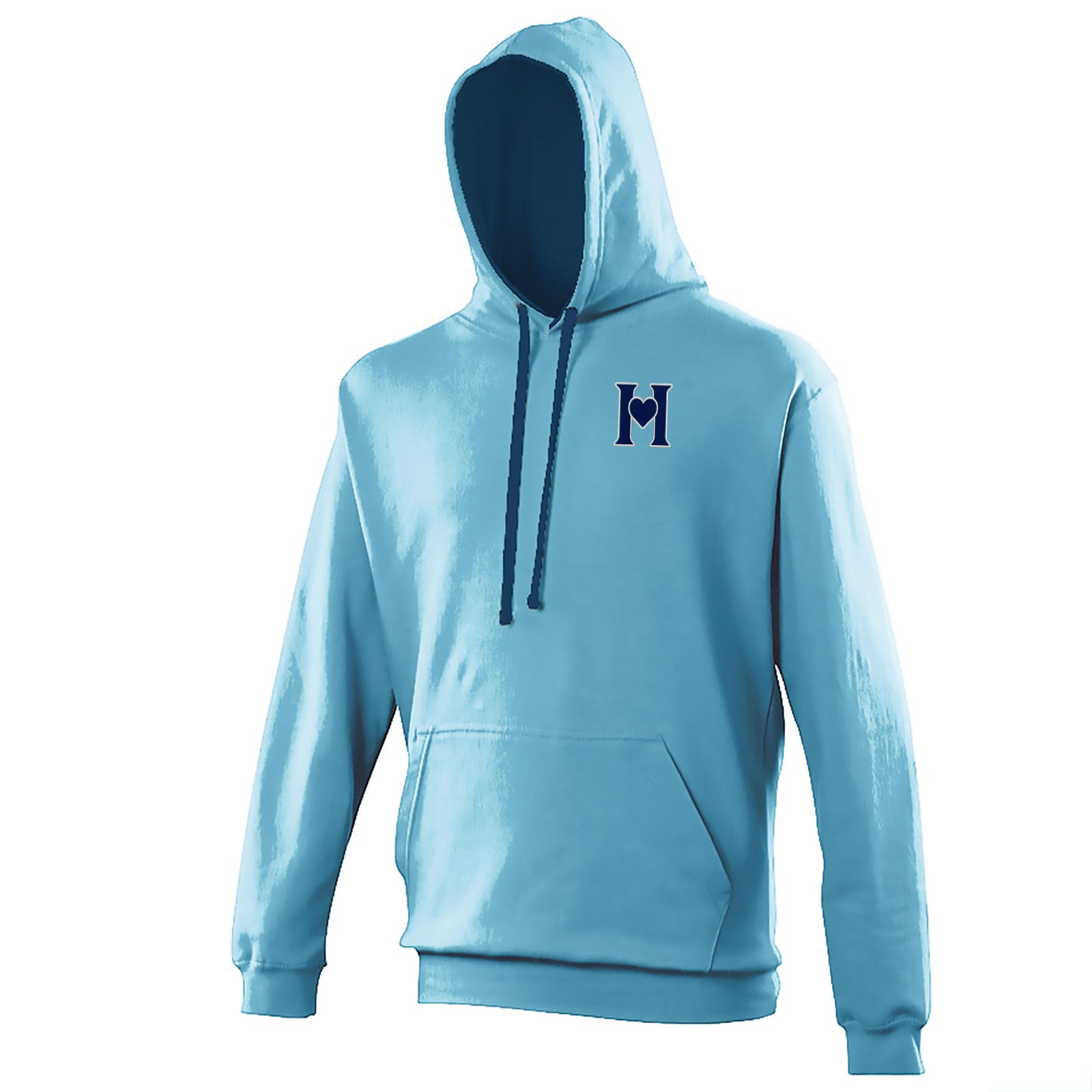 Retro Old School Hearts Football Hoodie