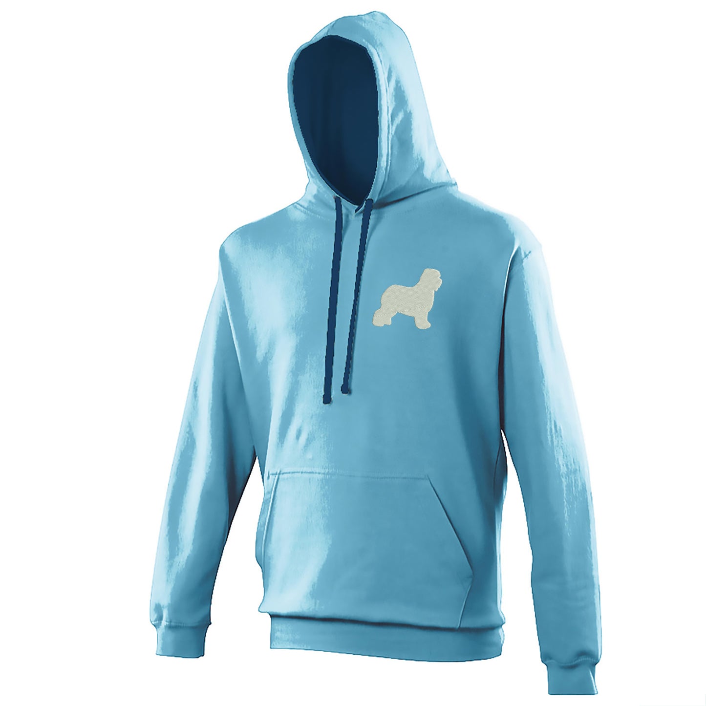 Old English Sheepdog Contrast Hoodie