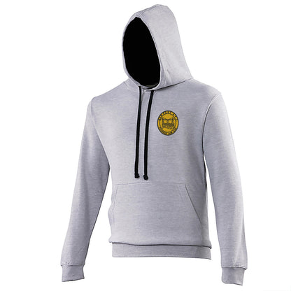 Retro Newport 1989 Embroidered Contrast Hoodie