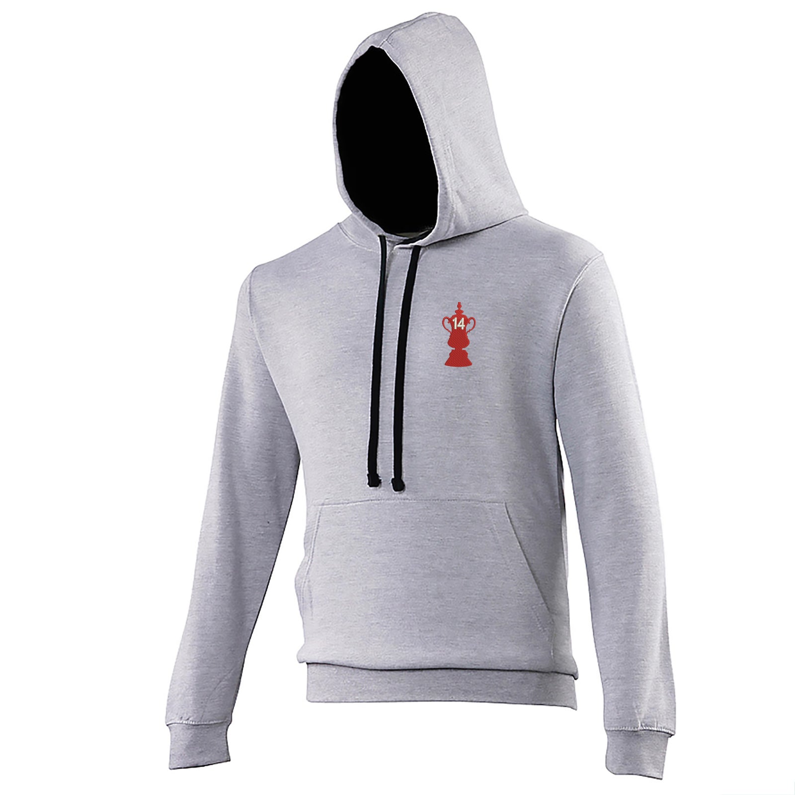 Arsenal 14 Time FA Cup Contrast Hoodie