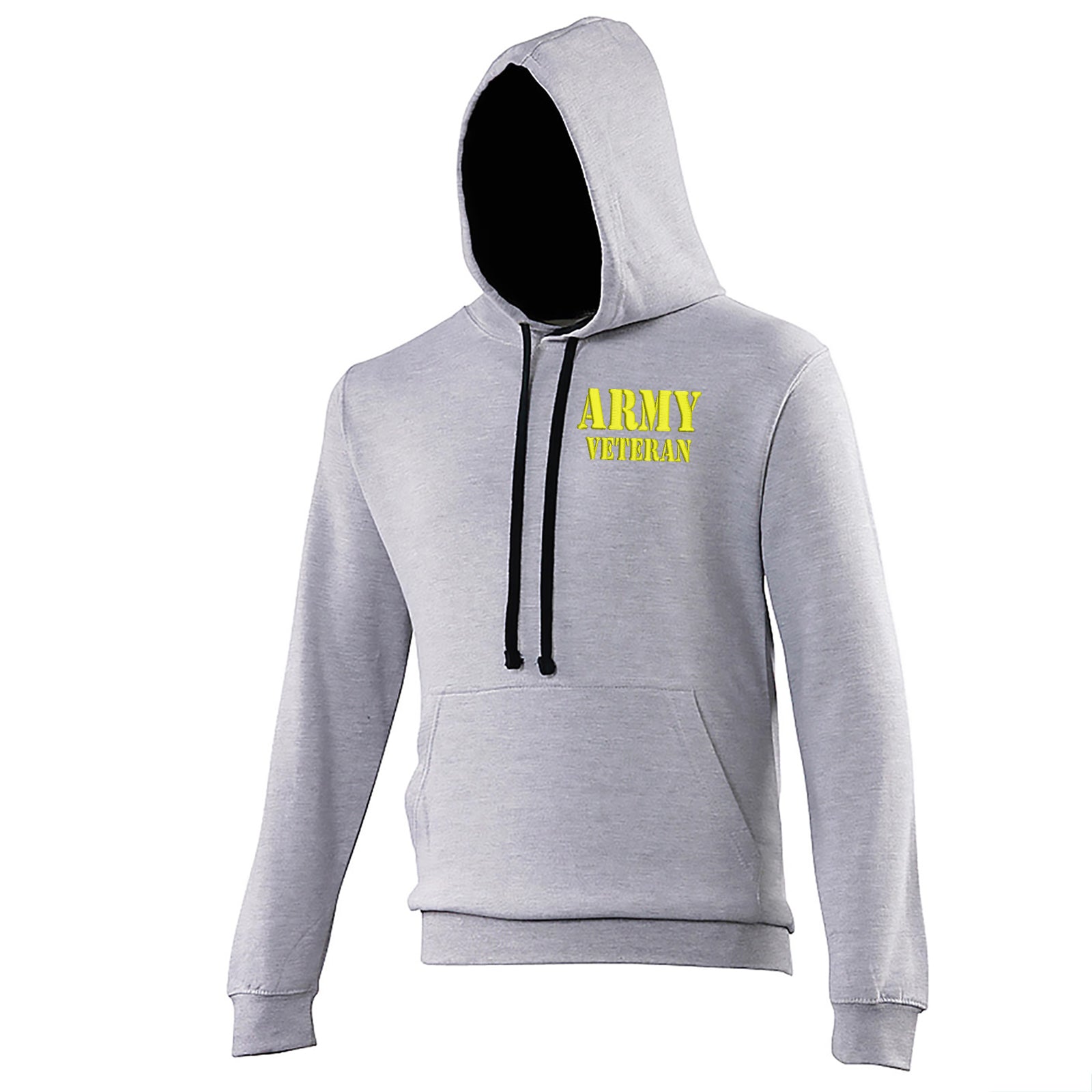 Army Veteran Contrast Hoodie 