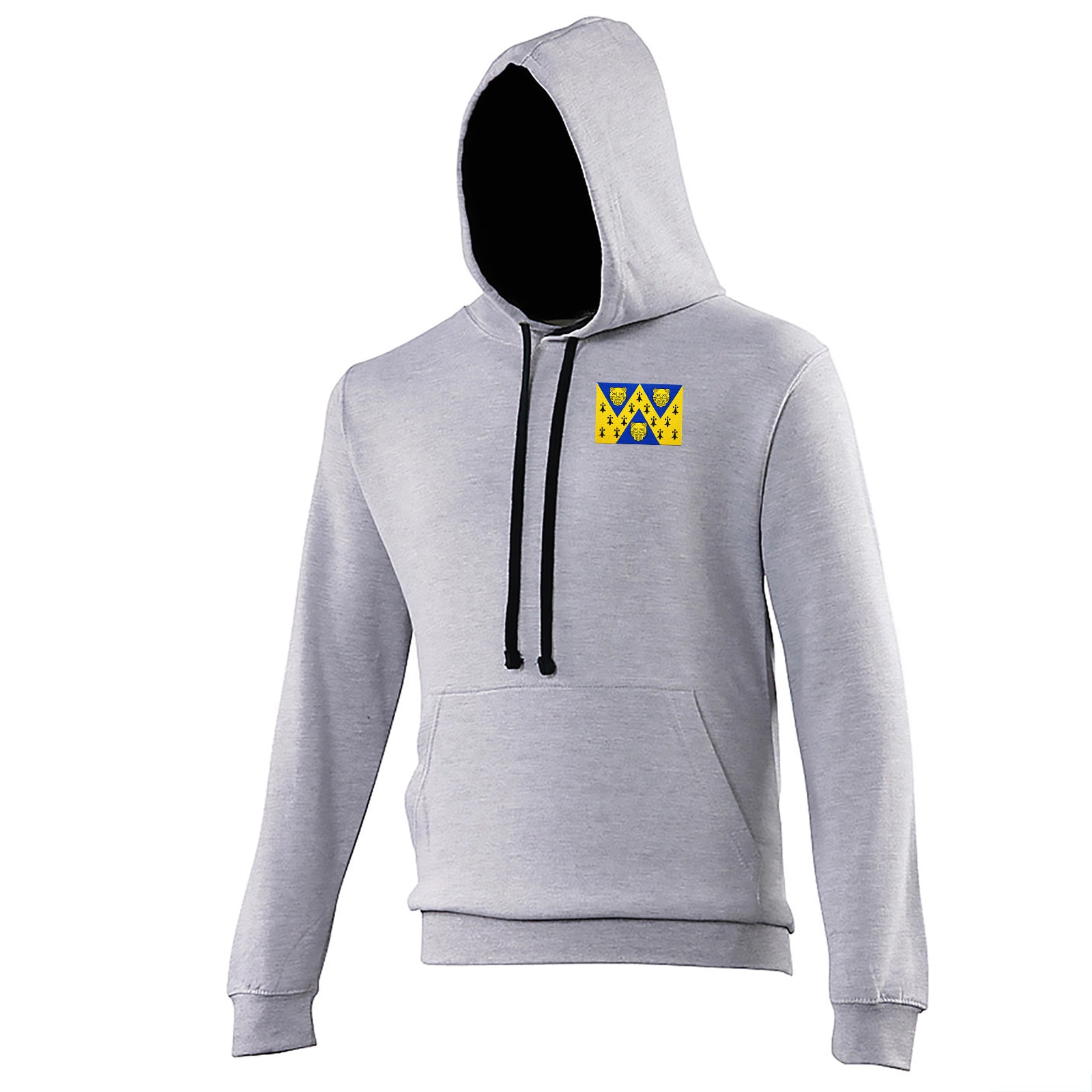 Flag of Shropshire Contrast Hoodie