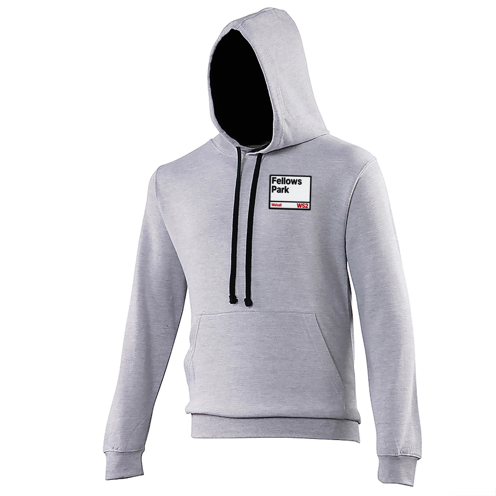 Retro Fellows Park Walsall Football Contrast Hoodie