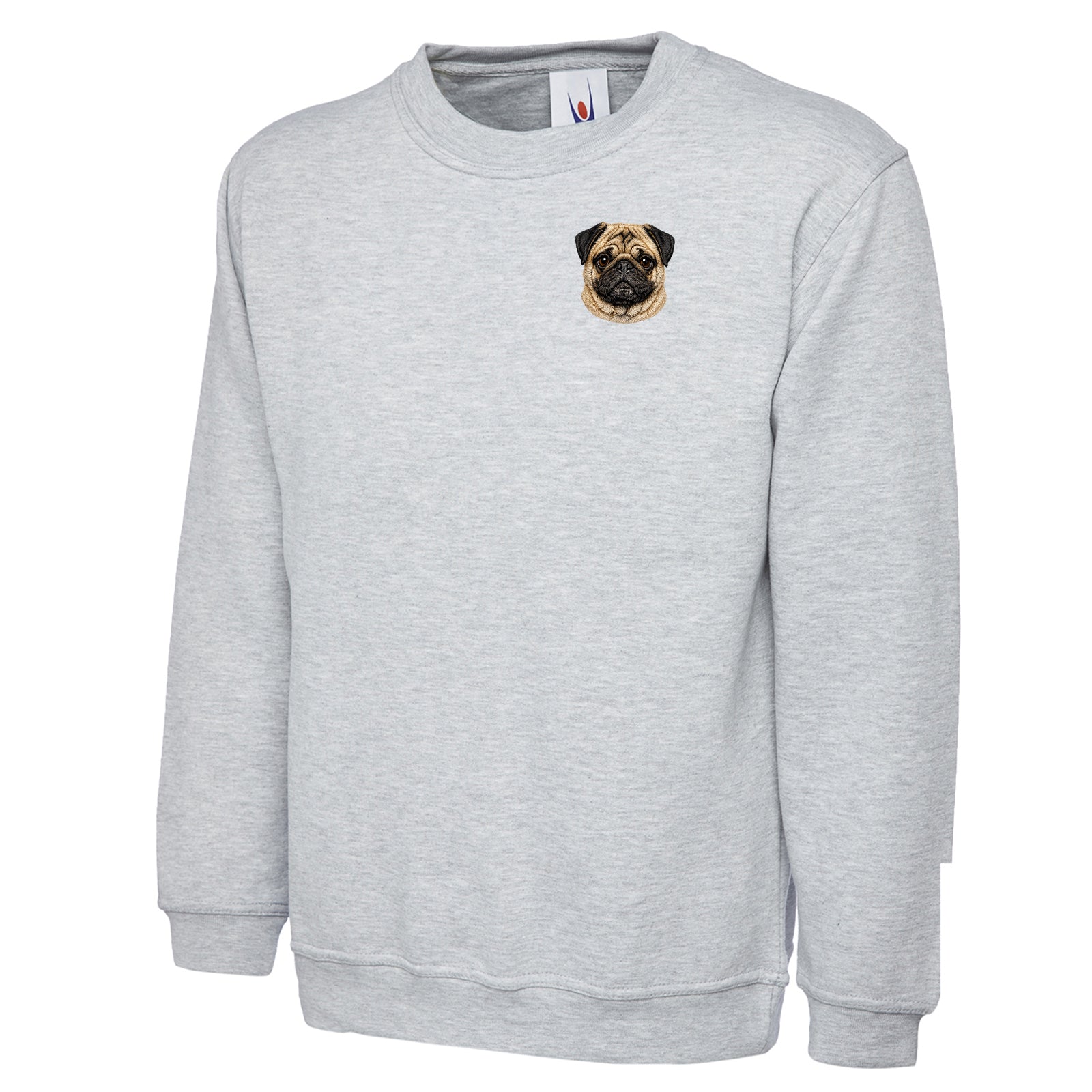 Pug Dog Face Sweatshirt