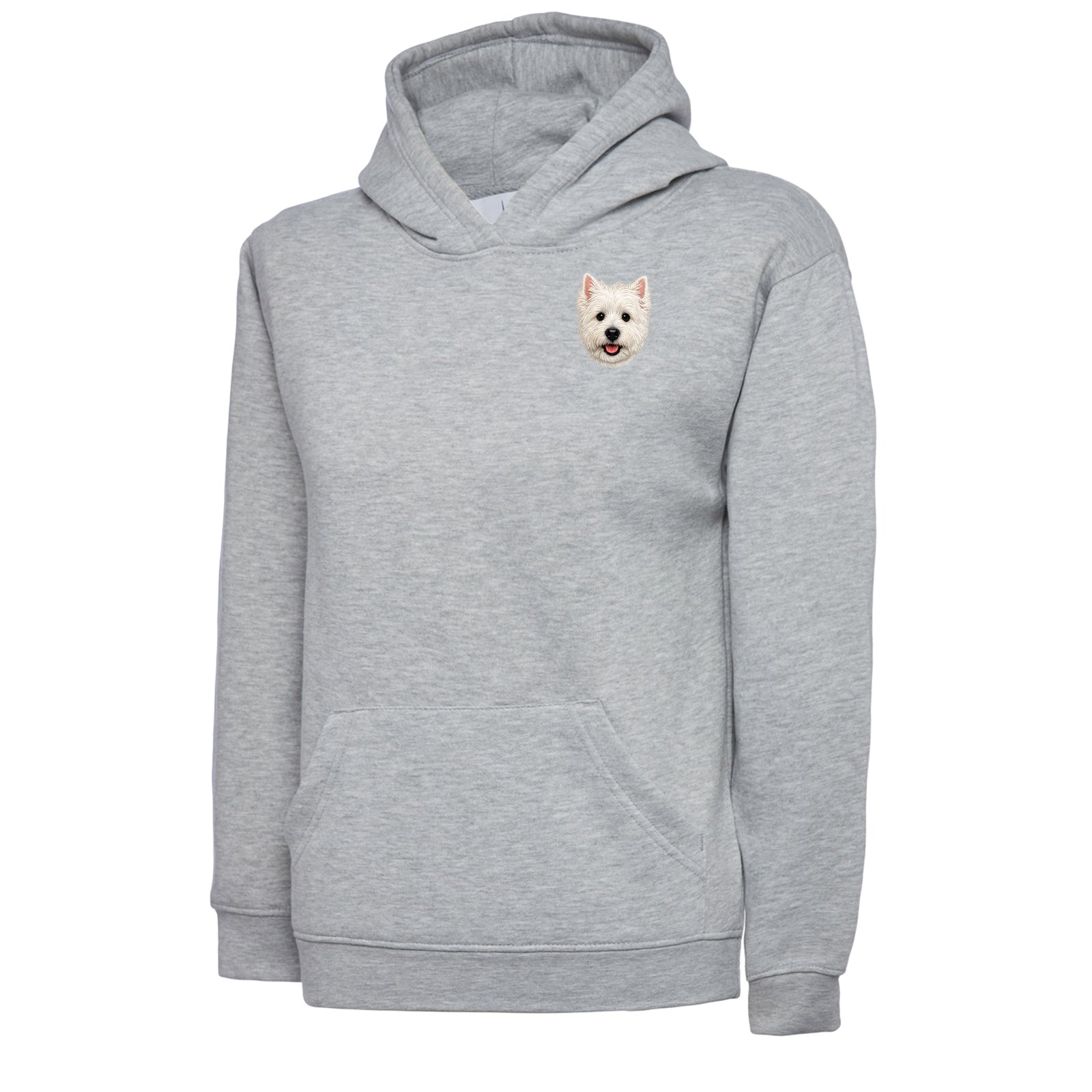 Children's Westie Dog Face Hoodie