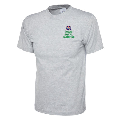 Proud to Have Served in The Royal Marines Embroidered Children's T-Shirt