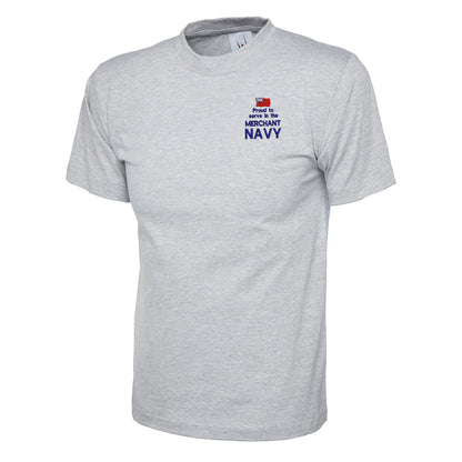 Proud to Serve in The Merchant Navy Embroidered Children's T-Shirt