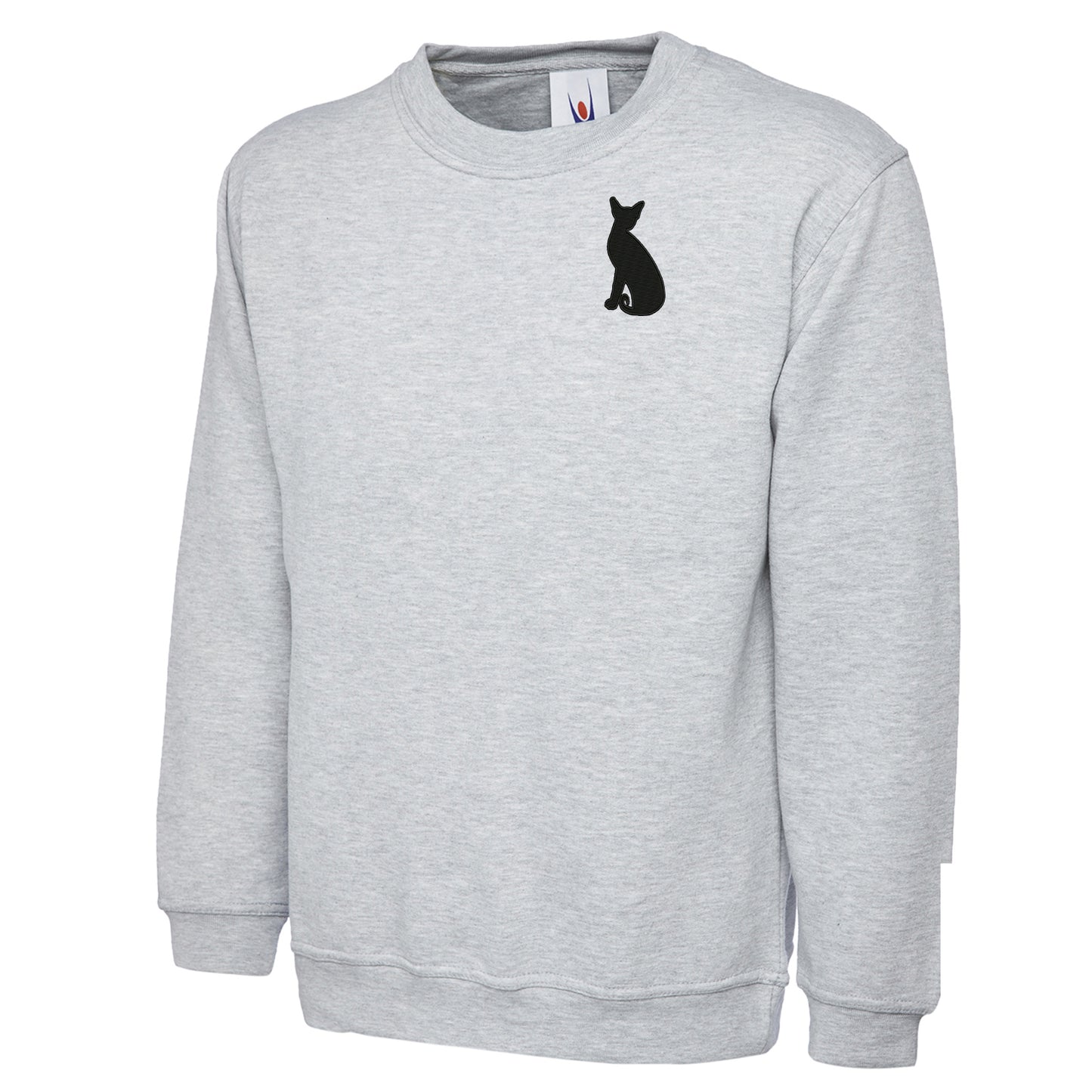 Siamese Cat Embroidered Classic Sweatshirt