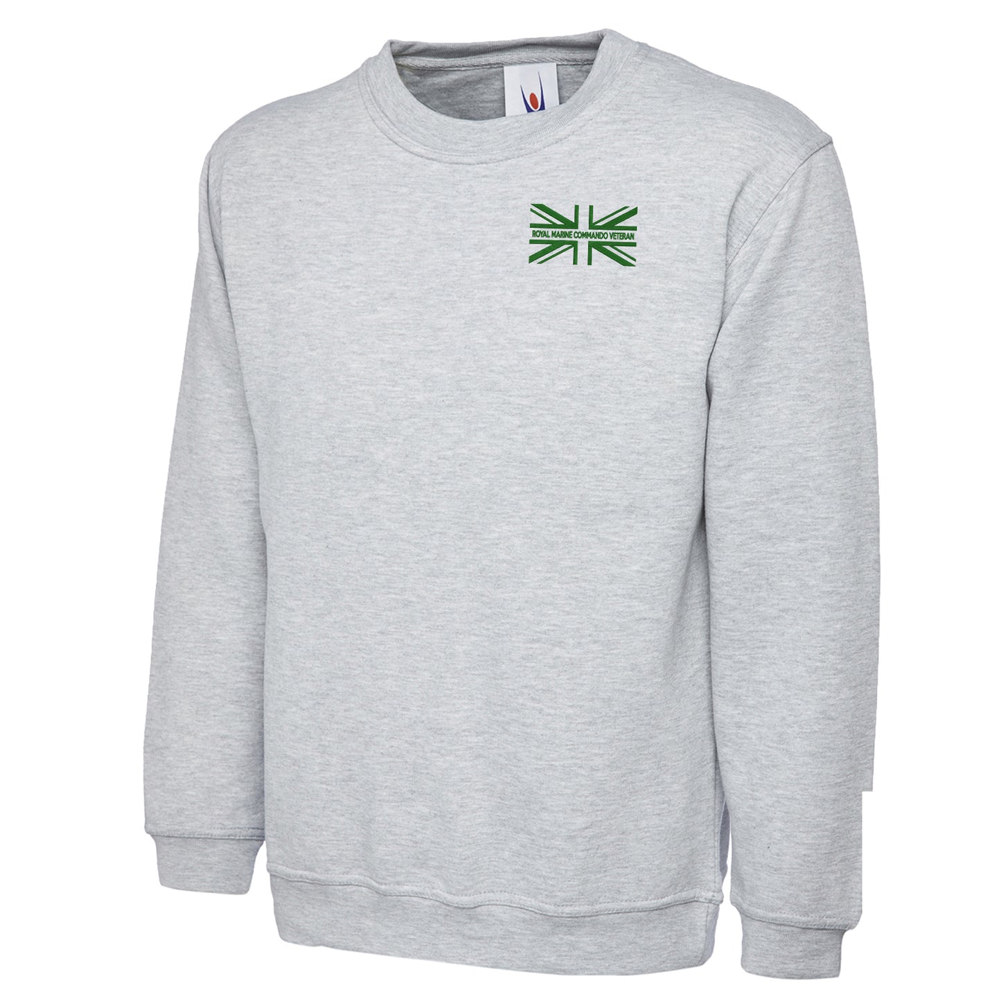 Royal Marine Commando Veteran Union Jack Embroidered Classic Sweatshirt