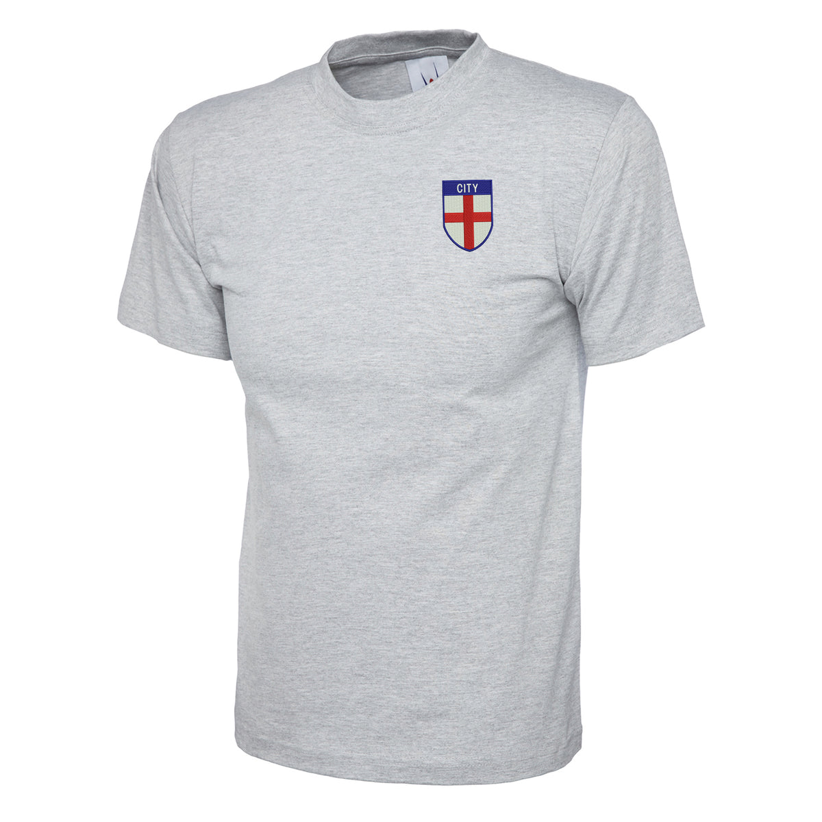 City Flag of England Shield Embroidered Children's T-Shirt