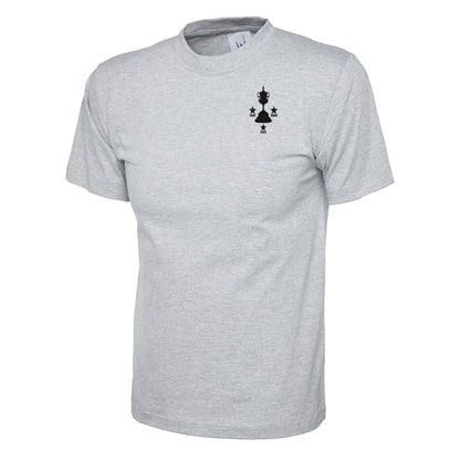 Retro Tamworth Three Time Birmingham Senior Cup Winners Embroidered Children's T-Shirt