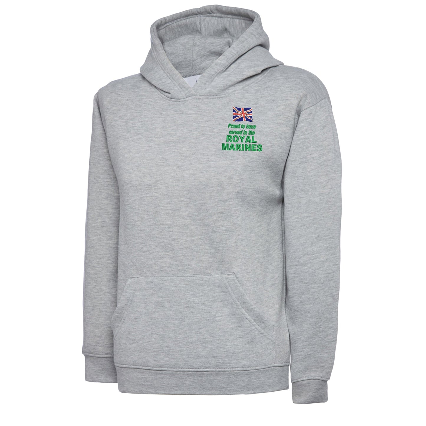 Proud to Have Served in The Royal Marines Embroidered Children's Hoodie