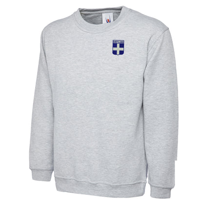 Shetland Flag of Scotland Shield Sweatshirt