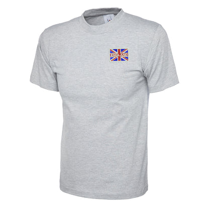 England Coloured Union Jack Embroidered Children's T-Shirt