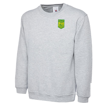 Retro Newton Heath LYR Embroidered Classic Sweatshirt