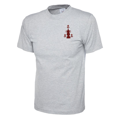 Retro West Ham Three Time Cup Winners Embroidered Children's T-Shirt