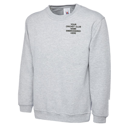 Personalised Cricket Club Classic Sweatshirt