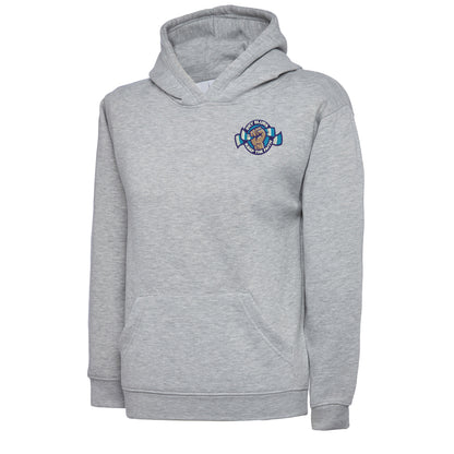 Sky Blues Keep The Faith Embroidered Children's Hoodie